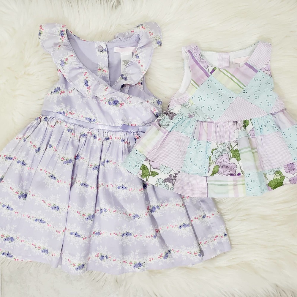 Janie And Jack Floral Dress & Top 6 to 12 Months